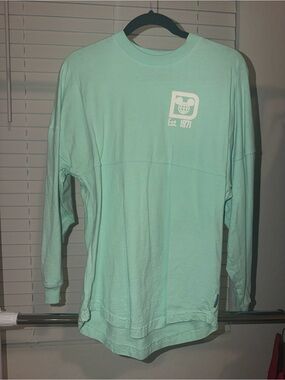 Disney Long-Sleeve Tee in Mint Green